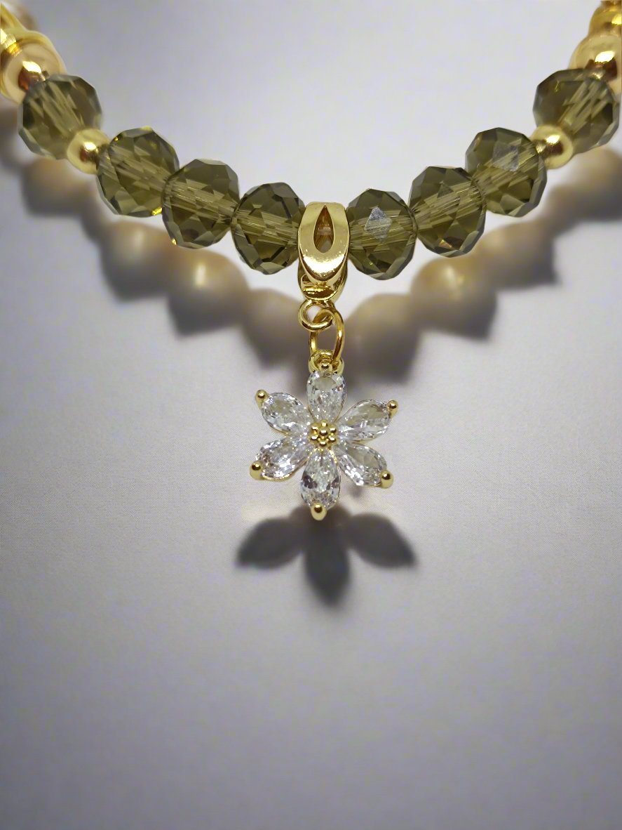 Cubic Zirconia Starbud Charm Jewelry | Parish Moor Jewellery