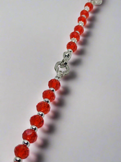 Bright Red Base Bracelet (8mm)