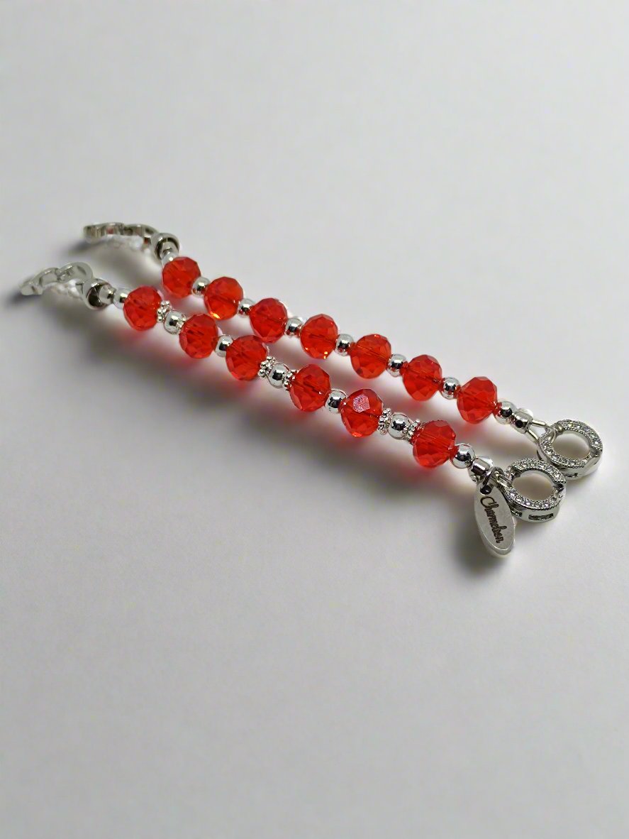 Bright Red Base Bracelet (8mm)