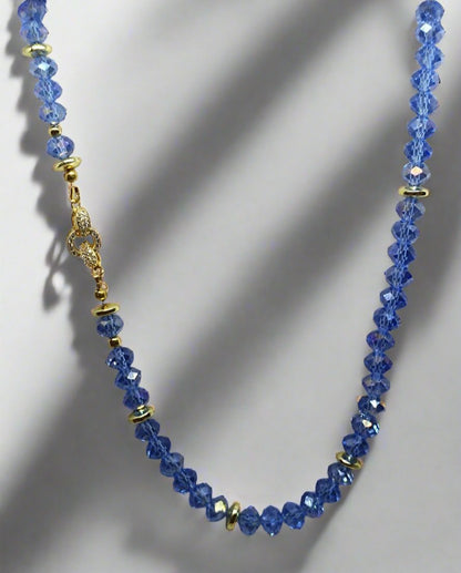 Clear Sapphire Base Necklace (8mm)