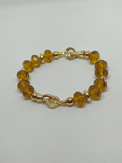 Deep Champagne Base Bracelet (8mm)