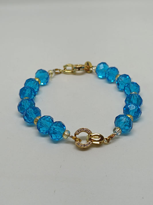 Ocean Blue Base Bracelet (10mm)