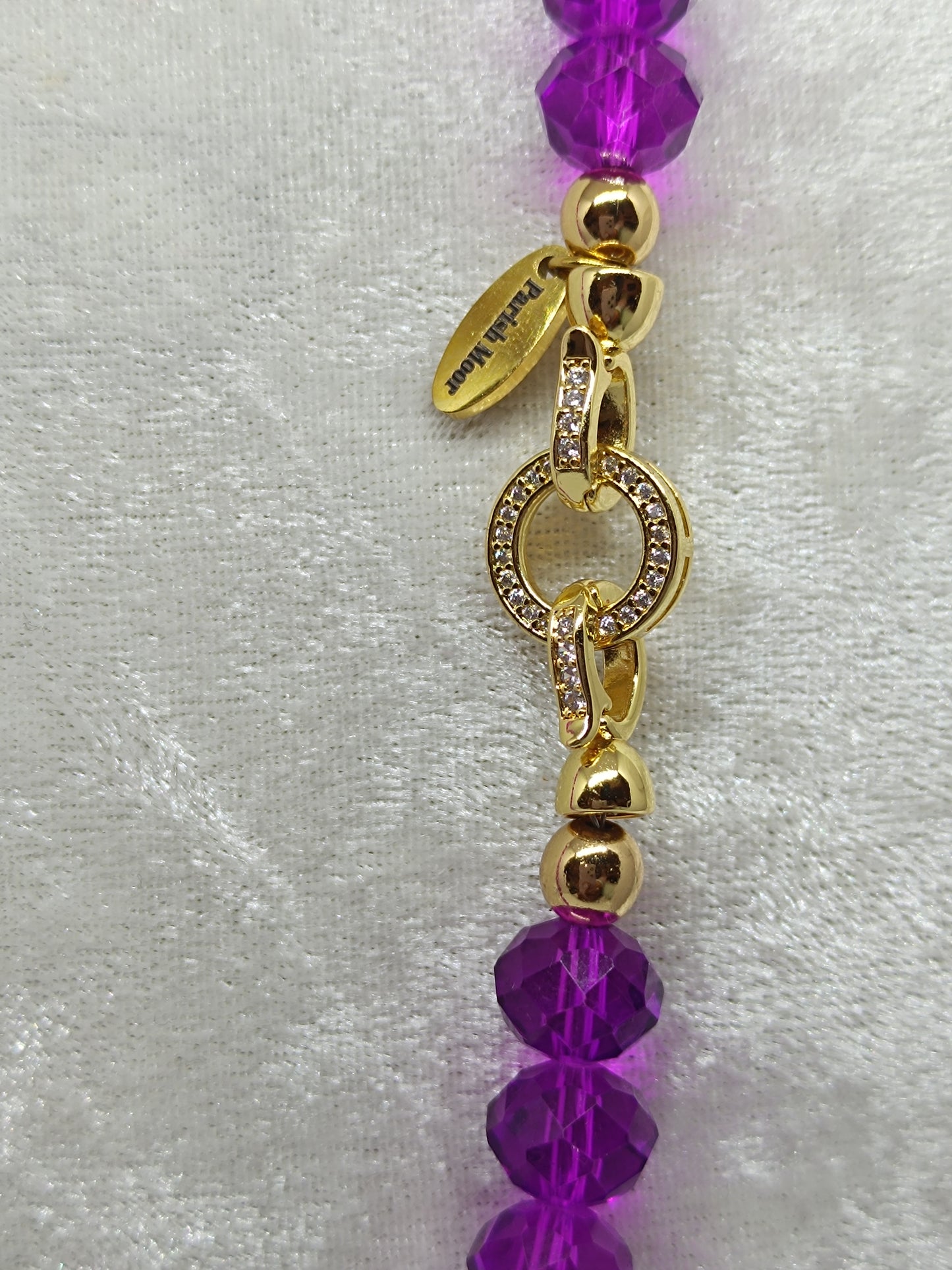 Red Violet Base Necklace (10mm)