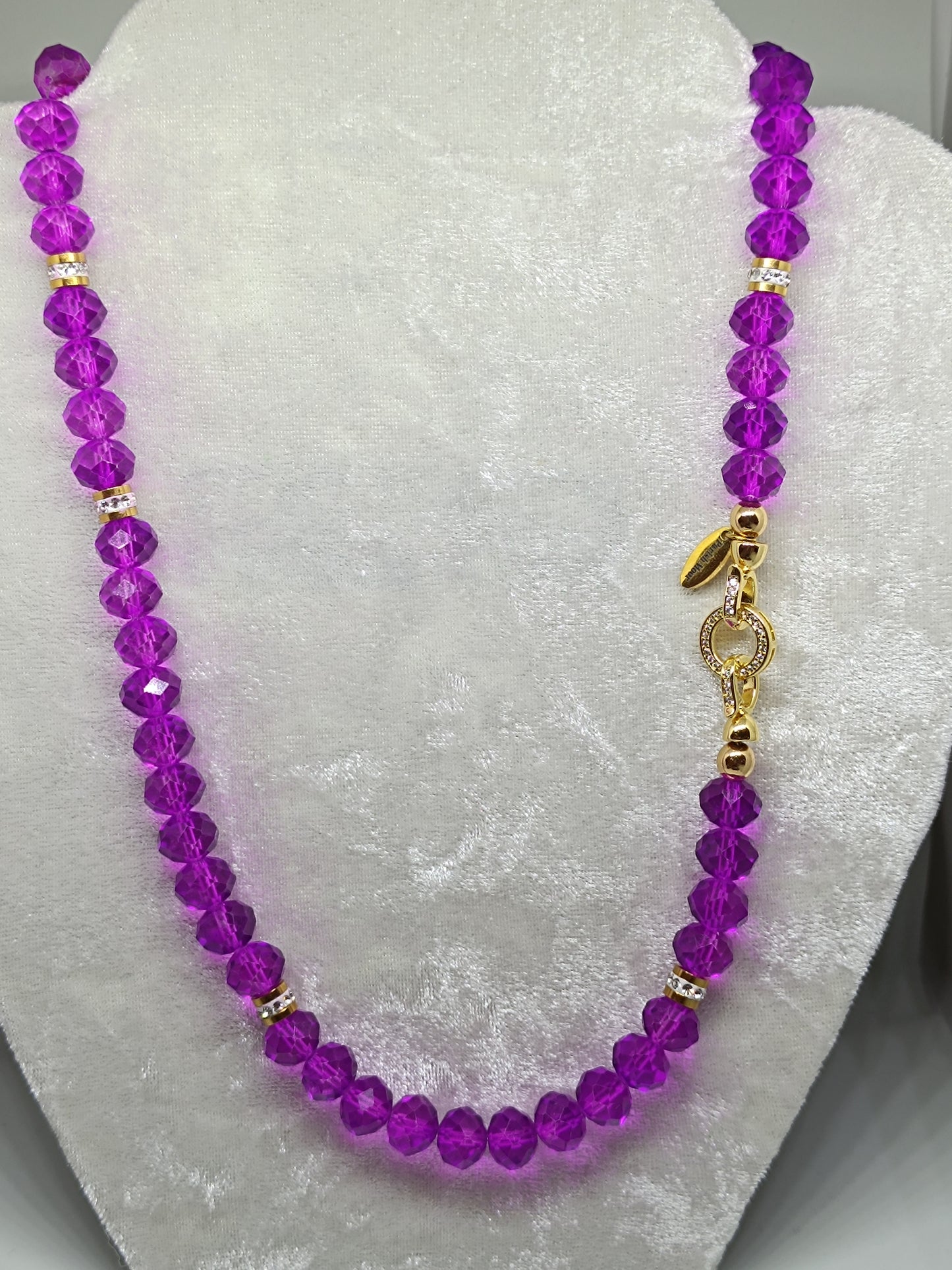 Red Violet Base Necklace (10mm)